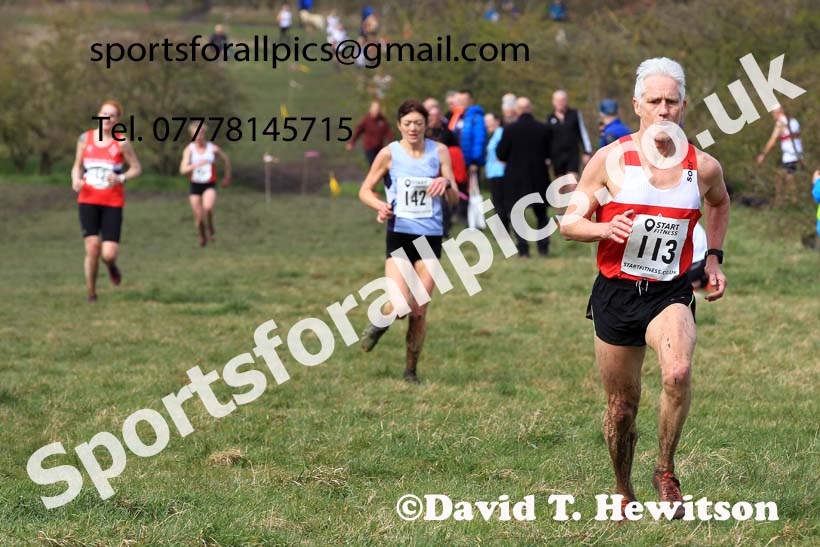Womens and Mens 65+ in the 2023 BMAF Cross Country Champs., Wallsend. Photo: David T. Hewitson/Sports for All Pics